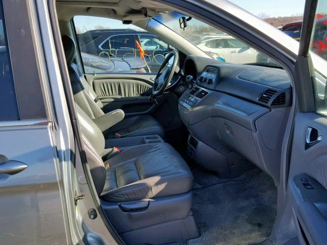 5FNRL38735B086091 - 2005 HONDA ODYSSEY EXL SILVER photo 5