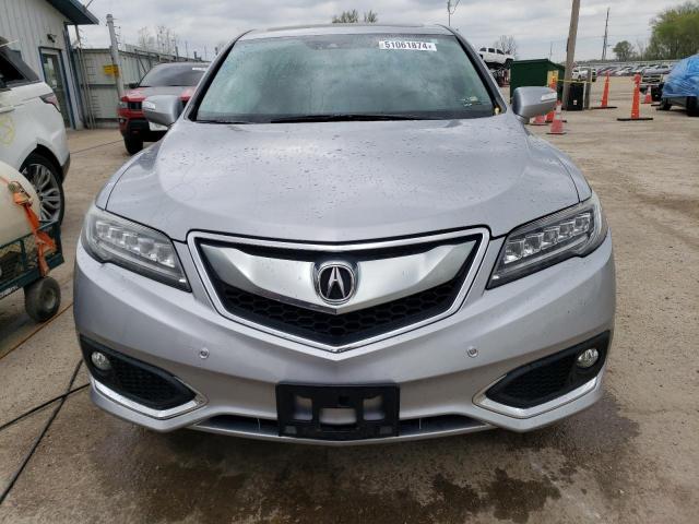 5J8TB4H73JL022463 - 2018 ACURA RDX ADVANCE SILVER photo 5