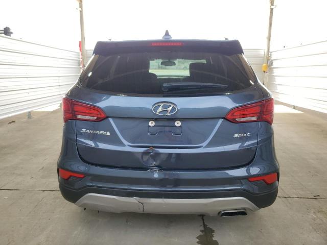 5NMZU3LB8HH015626 - 2017 HYUNDAI SANTA FE S BLUE photo 6