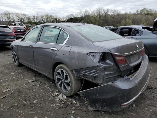 1HGCR2F79HA133205 - 2017 HONDA ACCORD EX GRAY photo 2