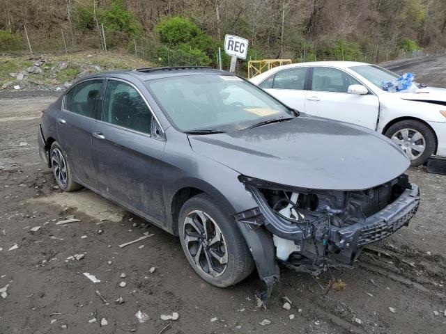 1HGCR2F79HA133205 - 2017 HONDA ACCORD EX GRAY photo 4