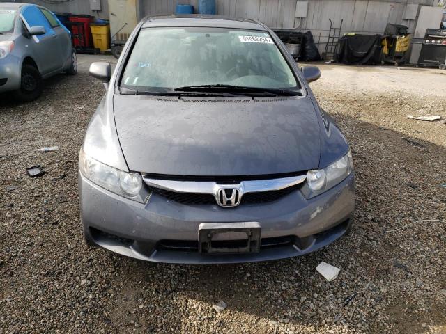 19XFA4F53BE000831 - 2011 HONDA CIVIC GX GRAY photo 5