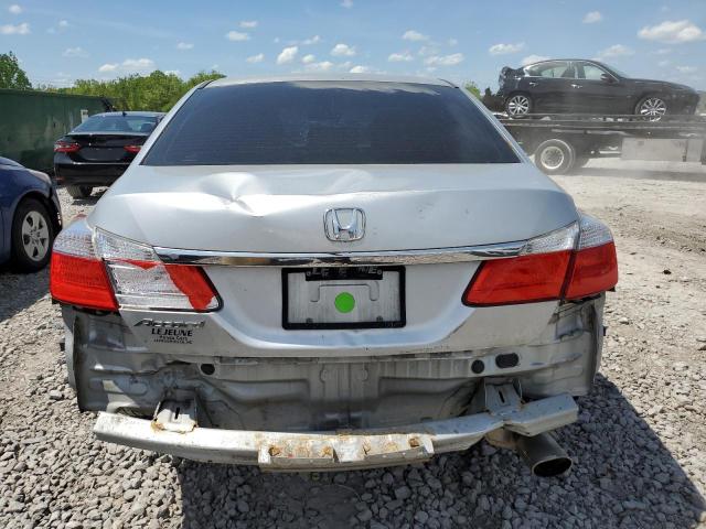 1HGCR2F33DA128041 - 2013 HONDA ACCORD LX SILVER photo 6