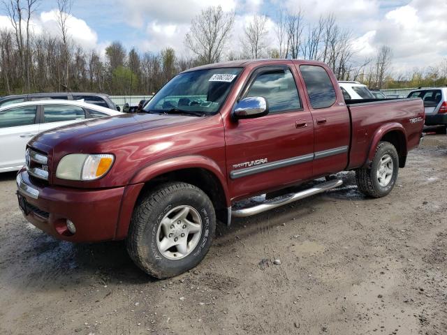 5TBBT44154S454816 - 2004 TOYOTA TUNDRA ACCESS CAB SR5 RED photo 1