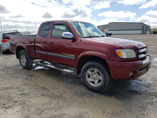 5TBBT44154S454816 - 2004 TOYOTA TUNDRA ACCESS CAB SR5 RED photo 4
