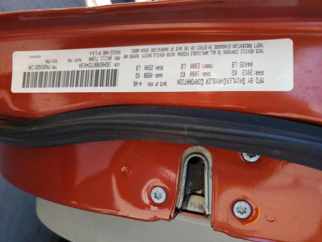 1B3HB28B67D540164 - 2007 DODGE CALIBER ORANGE photo 13