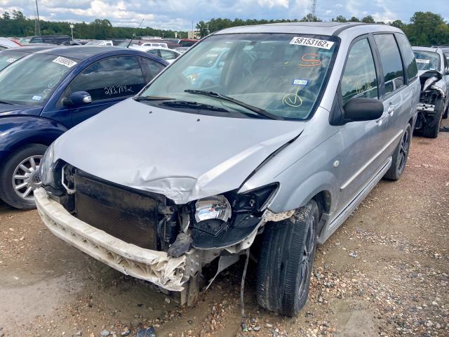 JM3LW28J640516509 - 2004 MAZDA MPV WAGON SILVER photo 2