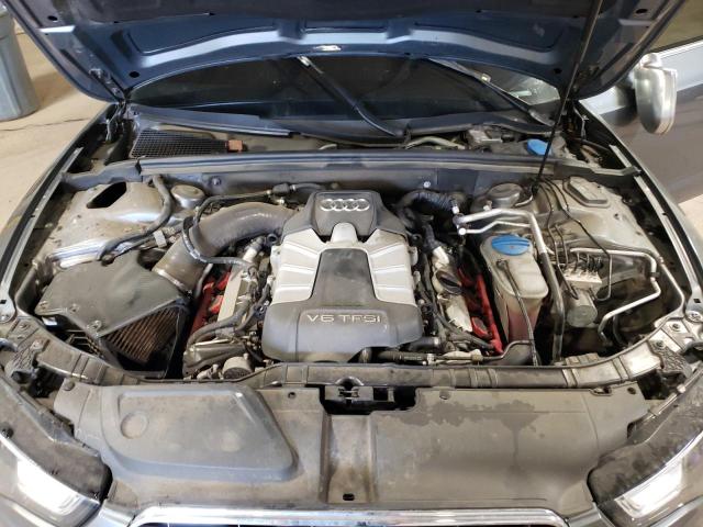WAUGGAFR7DA026226 - 2013 AUDI S5 PREMIUM PLUS ნაცრისფერი ფოტო 11
