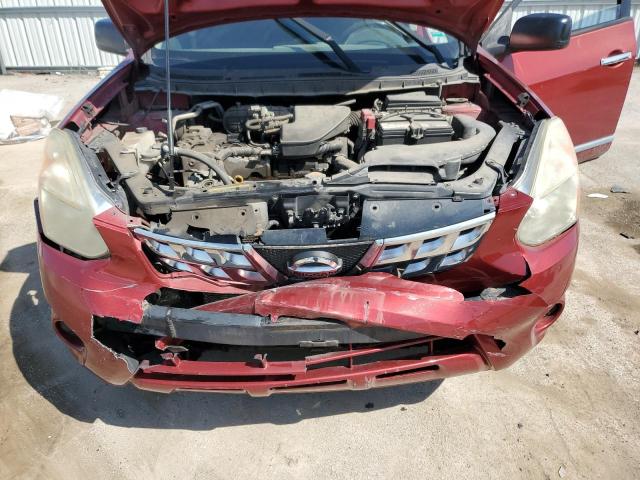 JN8AS5MT7DW010869 - 2013 NISSAN ROGUE S MAROON photo 12