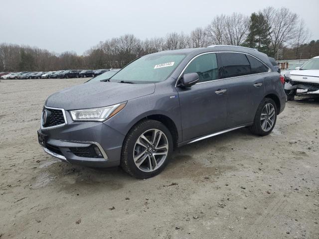 5J8YD7H72JL001332 - 2018 ACURA MDX SPORT HYBRID ADVANCE GRAY photo 1