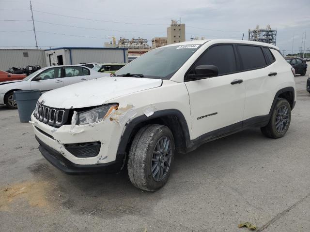 3C4NJDAB8JT136522 - 2018 JEEP COMPASS SPORT WHITE photo 1