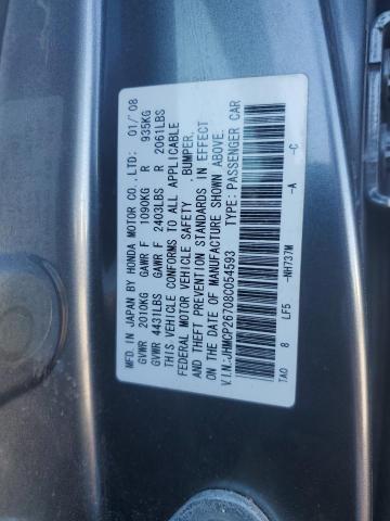 JHMCP26708C054593 - 2008 HONDA ACCORD EX GRAY photo 13