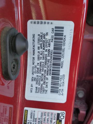 1NXBR32E45Z469001 - 2005 TOYOTA COROLLA CE RED photo 12