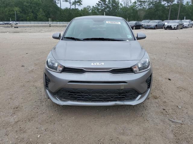 3KPA24AD2NE488020 - 2022 KIA RIO LX SILVER photo 5