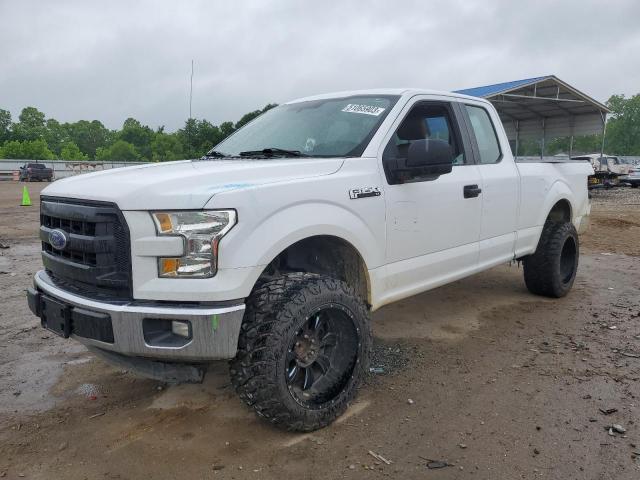 1FTEX1C83FKE06022 - 2015 FORD F150 SUPER CAB WHITE photo 1