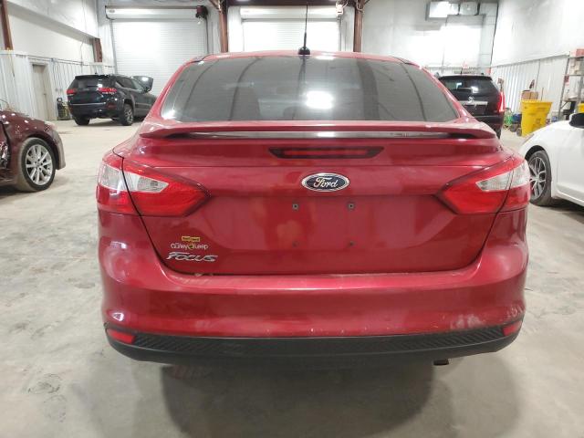 1FAHP3F20CL409455 - 2012 FORD FOCUS SE RED photo 6