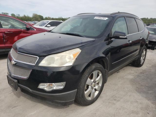 1GNLVHED8AS127830 - 2010 CHEVROLET TRAVERSE LTZ BLACK photo 1