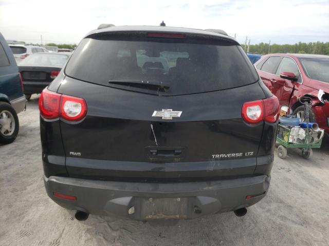 1GNLVHED8AS127830 - 2010 CHEVROLET TRAVERSE LTZ BLACK photo 6