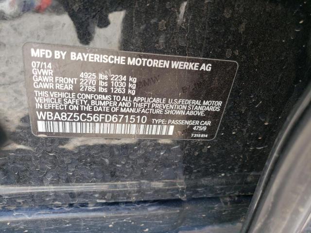 WBA8Z5C56FD671510 - 2015 BMW 328 XIGT SULEV BLACK photo 12