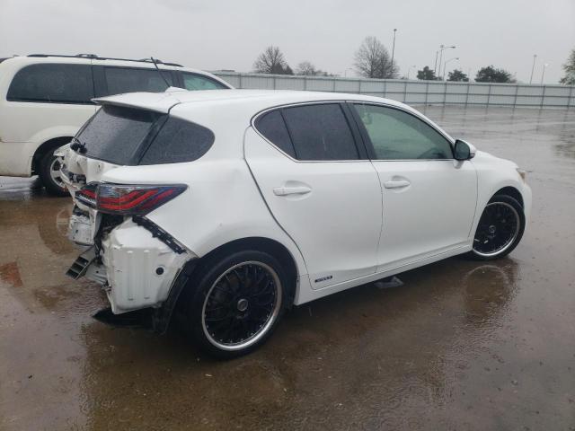 JTHKD5BH3D2172495 - 2013 LEXUS CT 200 WHITE photo 3