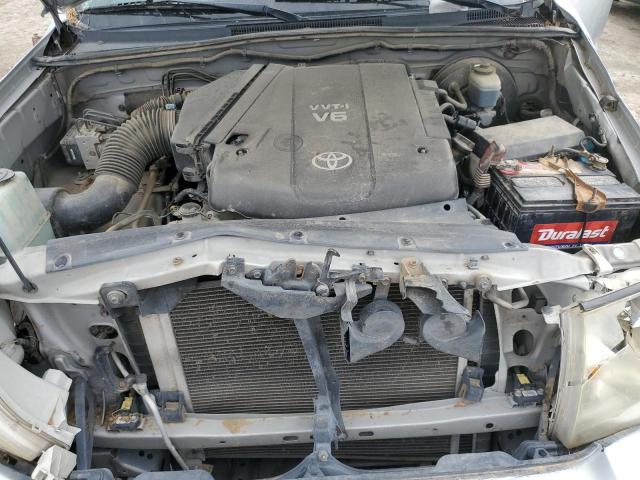 5TEJU62NX6Z220971 - 2006 TOYOTA TACOMA DOUBLE CAB PRERUNNER SILVER photo 11