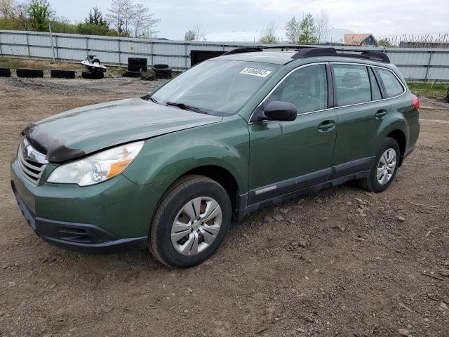 4S4BRBACXB1354846 - 2011 SUBARU OUTBACK 2.5I GREEN photo 1