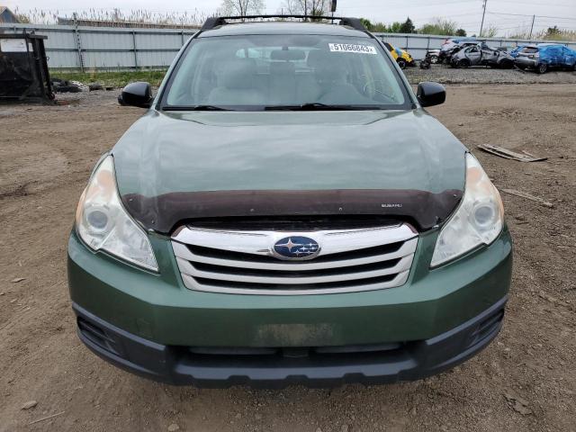 4S4BRBACXB1354846 - 2011 SUBARU OUTBACK 2.5I GREEN photo 5