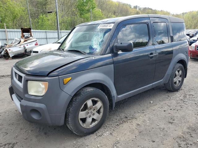 5J6YH28563L021651 - 2003 HONDA ELEMENT EX CHARCOAL photo 1