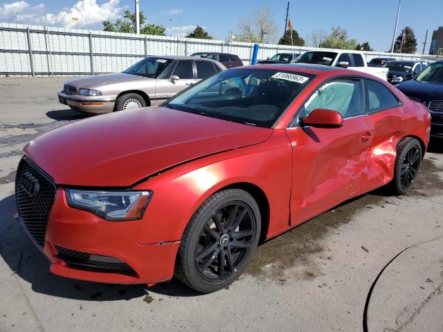 WAUCFAFR3EA022189 - 2014 AUDI A5 PREMIUM RED photo 1