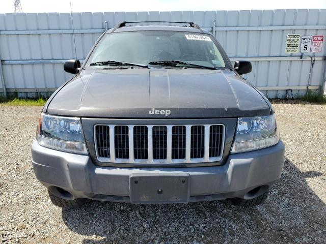 1J4GW48S54C431541 - 2004 JEEP GRAND CHER LAREDO GRAY photo 5