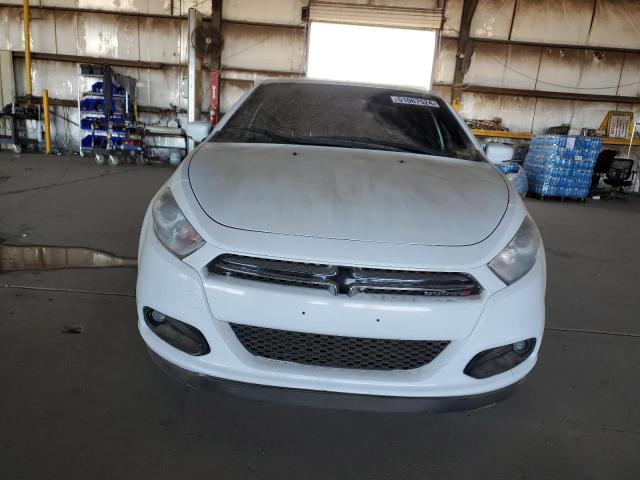 1C3CDFCH3DD327288 - 2013 DODGE DART LIMITED WHITE photo 5