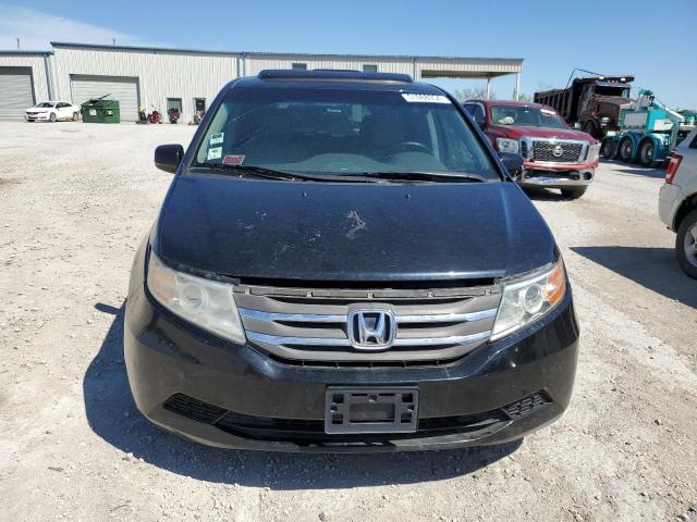 5FNRL5H93BB044528 - 2011 HONDA ODYSSEY TOURING BLACK photo 5