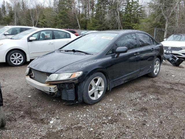 2HGFA15669H001075 - 2009 HONDA CIVIC LX-S BLACK photo 1