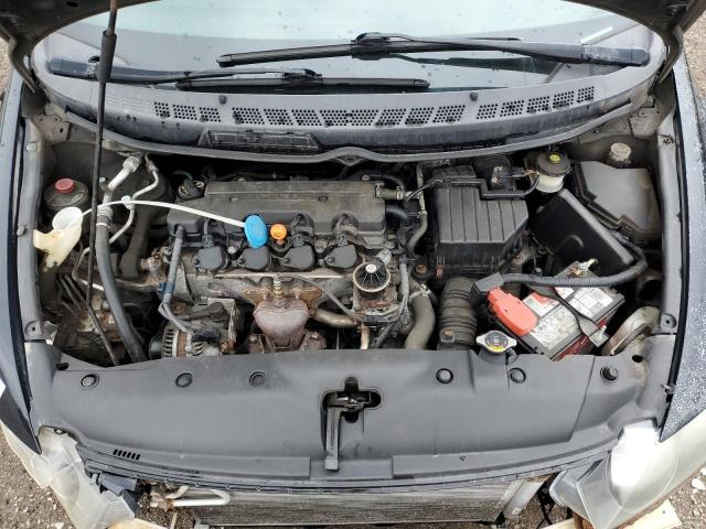 2HGFA15669H001075 - 2009 HONDA CIVIC LX-S BLACK photo 11