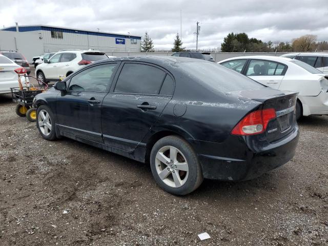 2HGFA15669H001075 - 2009 HONDA CIVIC LX-S BLACK photo 2
