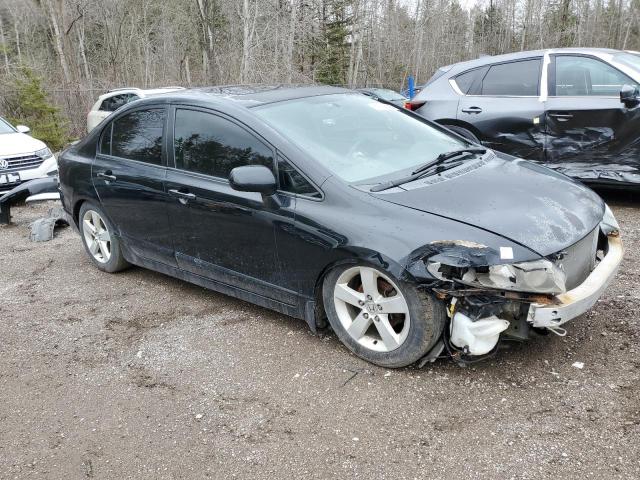 2HGFA15669H001075 - 2009 HONDA CIVIC LX-S BLACK photo 4