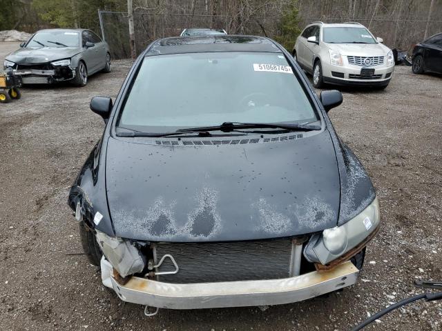 2HGFA15669H001075 - 2009 HONDA CIVIC LX-S BLACK photo 5