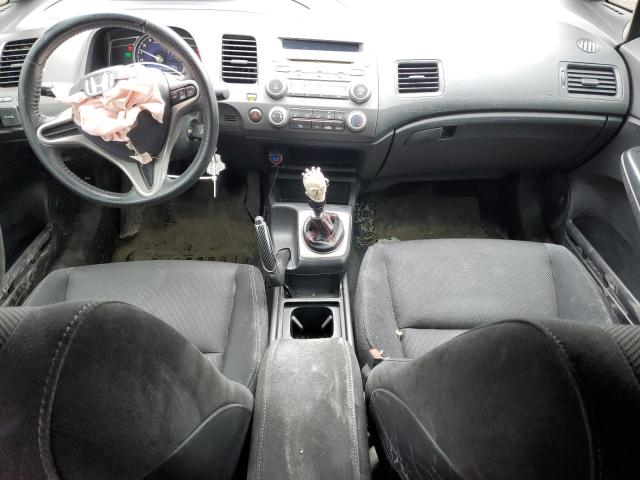2HGFA15669H001075 - 2009 HONDA CIVIC LX-S BLACK photo 8
