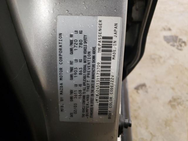 JM1BJ245131173709 - 2003 MAZDA PROTEGE PR5 灰色 照片 12
