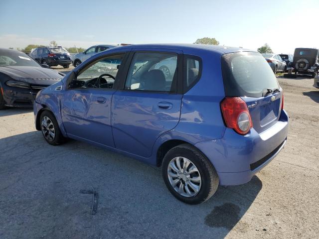 KL1TD66E69B320617 - 2009 CHEVROLET AVEO LS BLUE photo 2