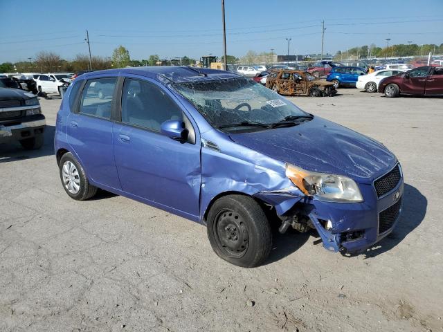 KL1TD66E69B320617 - 2009 CHEVROLET AVEO LS 蓝色 照片 4