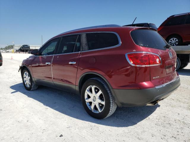 5GALRBED2AJ173784 - 2010 BUICK ENCLAVE CXL RED photo 2