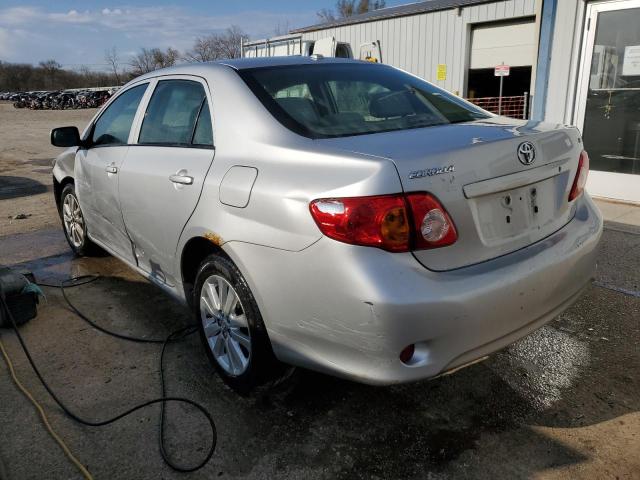 1NXBU40E39Z016405 - 2009 TOYOTA COROLLA BASE 银色 照片 2