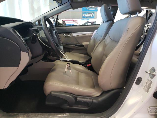 19XFB2F91DE008966 - 2013 HONDA CIVIC EXL თეთრი ფოტო 7