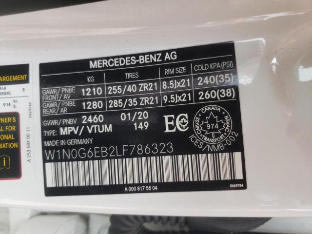 W1N0G6EB2LF786323 - 2020 MERCEDES-BENZ GLC 43 4MATIC AMG WHITE photo 13