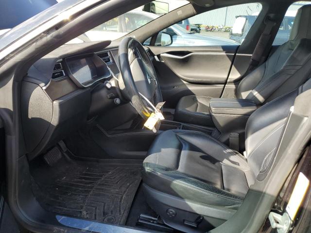 5YJSA1E2XGF150490 - 2016 TESLA MODEL S BLACK photo 7