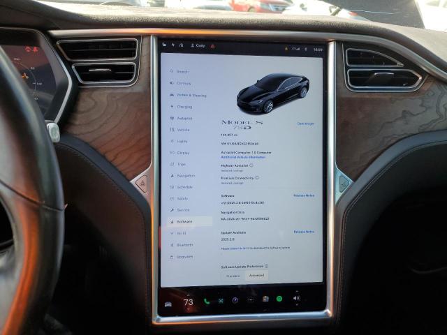 5YJSA1E2XGF150490 - 2016 TESLA MODEL S BLACK photo 9