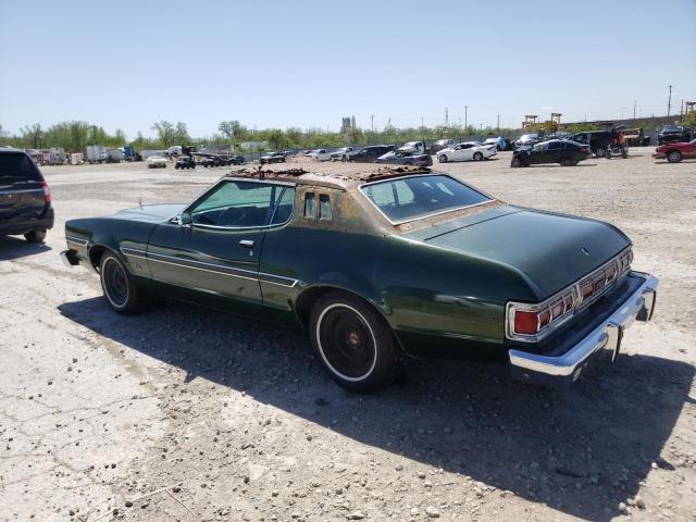 5G21S177361 - 1975 FORD GRNDTORINO GREEN photo 2