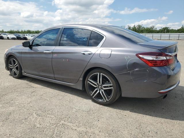 1HGCR2F5XHA292202 - 2017 HONDA ACCORD SPORT GRAY photo 2