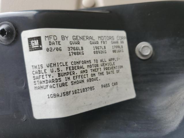 1G8AJ58F16Z183785 - 2006 SATURN ION LEVEL 2 绿色 照片 12